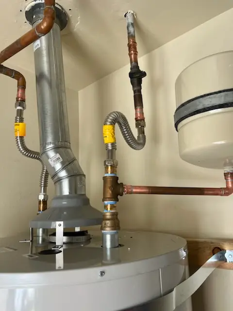 Water heater installation and plumbing repair in Baldwins Corner